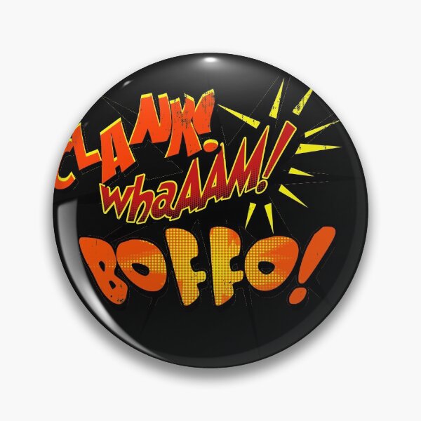 Item preview, Super Hero Comic Book Onomatopoeia. Clank! Whaam! Boffo! designed and sold by Gold Wings Tees.