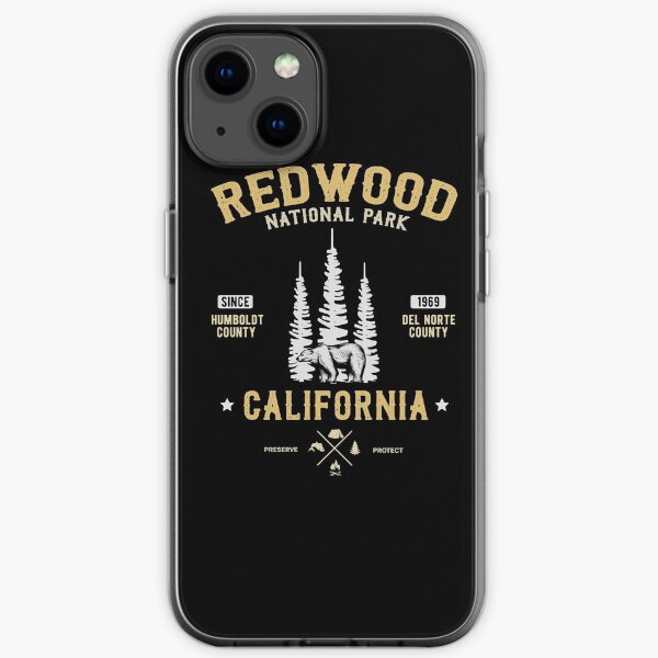 Redwood National Park, California National Park Redwood Forest iPhone Soft Case