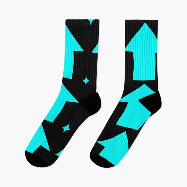 Item preview, Aqua flecha arriba sobre negro designed and sold by Greenwood2112.