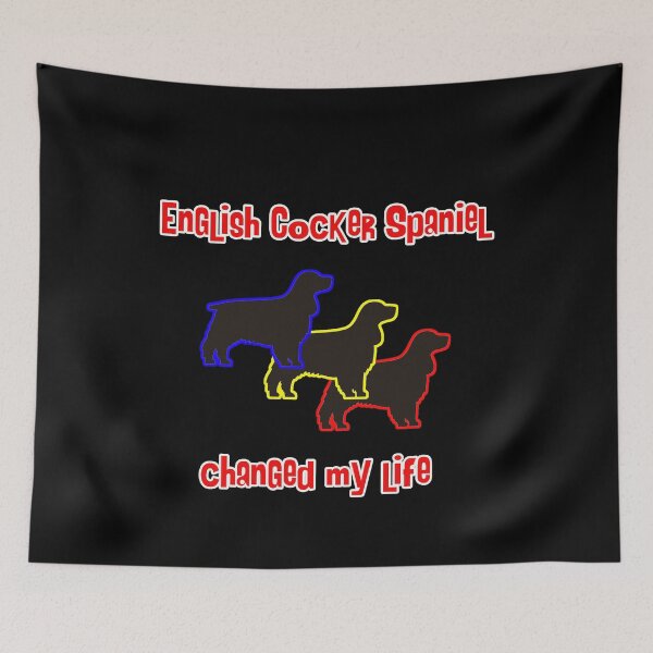 Item preview,  English Cocker Spaniel Changed my Life - Dog Art dogs Silhouette - pet designed and sold by Coolstuff4you71.