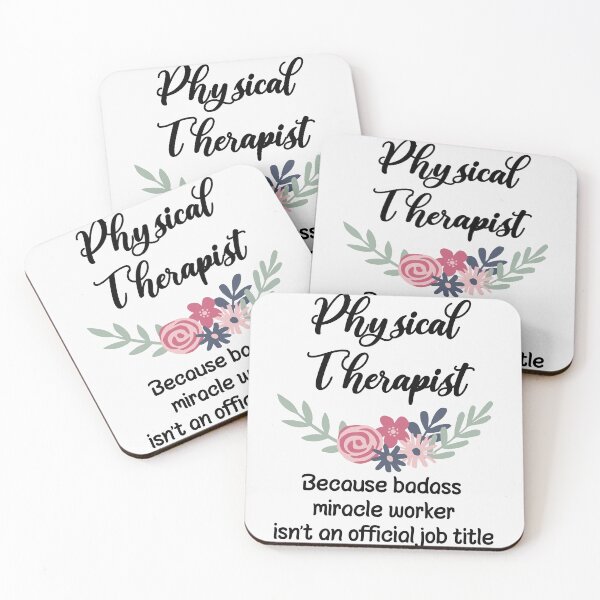 Item preview, Physical Therapist Because Badass Miracle Worker Isn't An Official Job Title designed and sold by GasparArts.