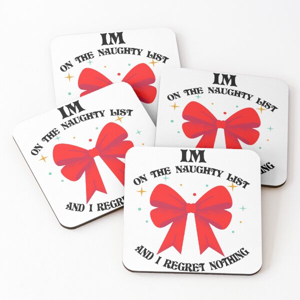 Item preview, I Am On The Naughty List And I Regret Nothing. Merry Christmas santa's Naughty List designed and sold by Rajpramanik.