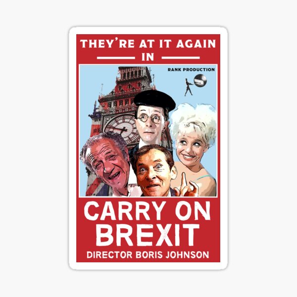 Aperçu de l'œuvre Funny Carry On Brexit - Funny Comedy Brexit Gifts - Fun Brexit tshirts - Royaume-Uni Brexit - Politique créée et vendue par happygiftideas.