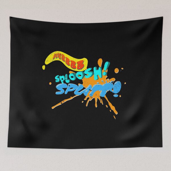 Item preview, Super Hero Comic Book Onomatopoeia. Flrbbbb Sploosh! Splatt! designed and sold by Gold Wings Tees.