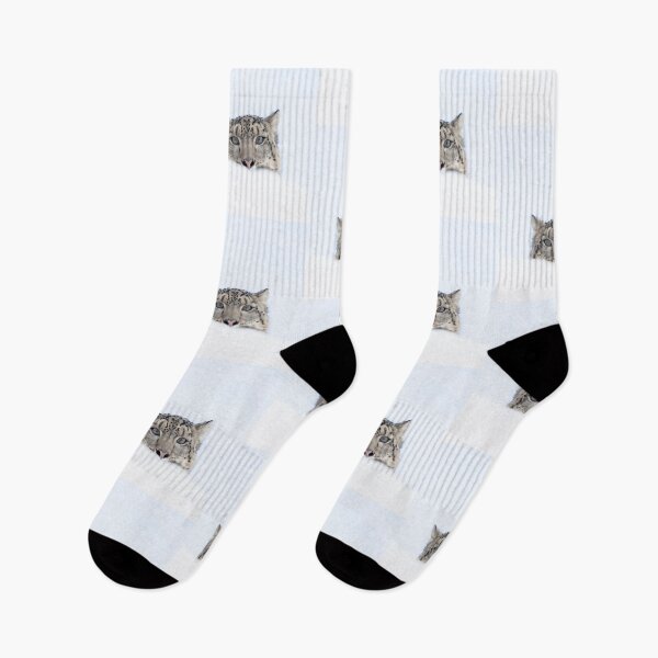 Item preview, Snow Leopard peeking  designed and sold by James Cumming.