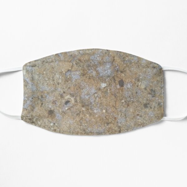 Gold & Silver Sand Rock Design Flat Mask