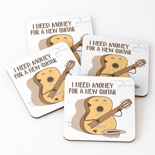 Item preview, I Need Money For A New Guitar designed and sold by designbychow.