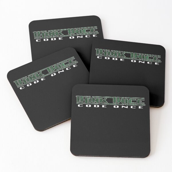 Item preview, Think Twice Code Once -Always better think green designed and sold by emm-j.