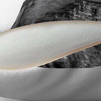 Alternate view of Edinburgh Castle Throw Pillow