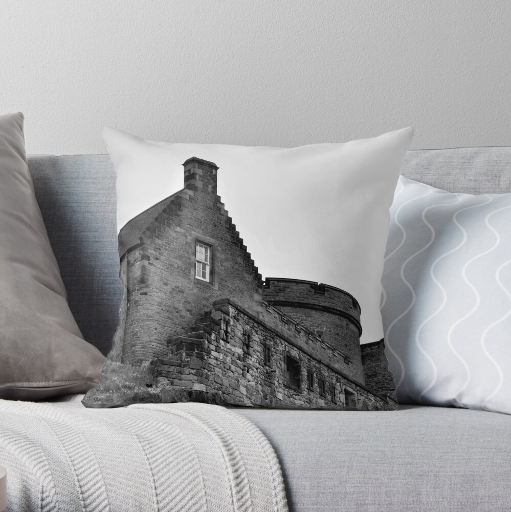Edinburgh Castle Throw Pillow