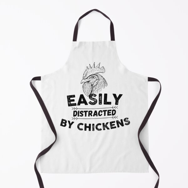 Item preview, Easily Distracted by Chickens Vintage designed and sold by The Little Wood Cottage.