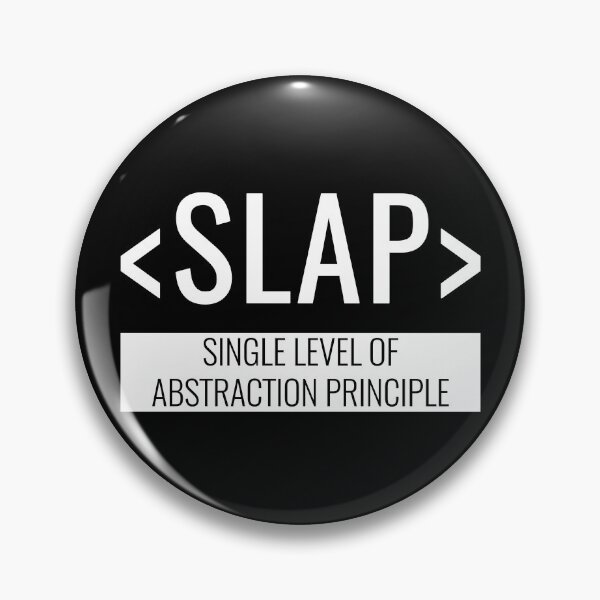 Item preview, Principio de abstracción de un solo nivel, SLAP designed and sold by HighBrowDesigns.