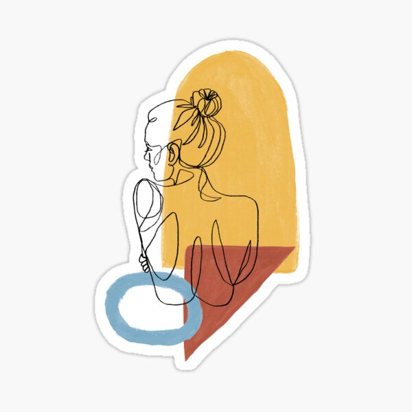 Item preview, Woman Back, Line Art, Line Drawing, One Line, Outline, Female designed and sold by Krystian Paradowski.