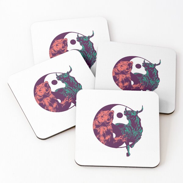 Item preview, Yin Yang Stock Exchange Bear and Bull designed and sold by DerSenat.