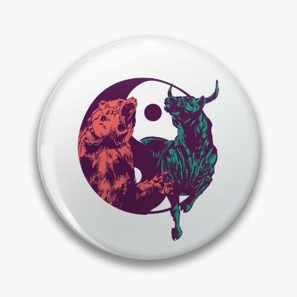 Item preview, Yin Yang Stock Exchange Bear and Bull designed and sold by DerSenat.