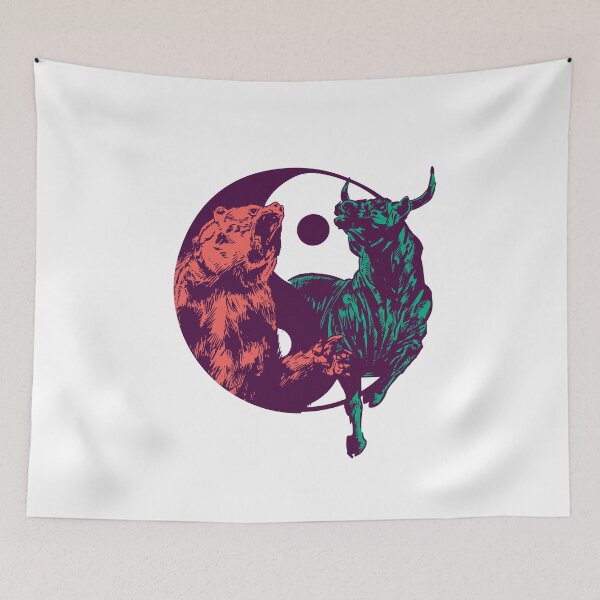 Item preview, Yin Yang Stock Exchange Bear and Bull designed and sold by DerSenat.
