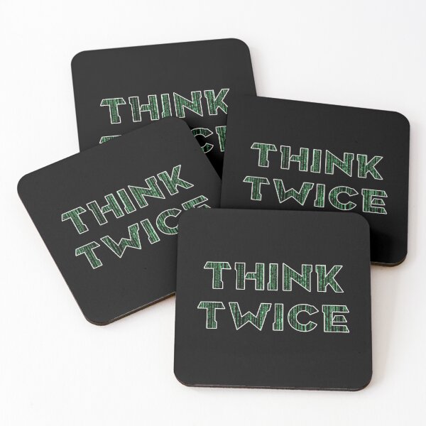 Item preview, Think Twice Code Once -Always better think green designed and sold by emm-j.