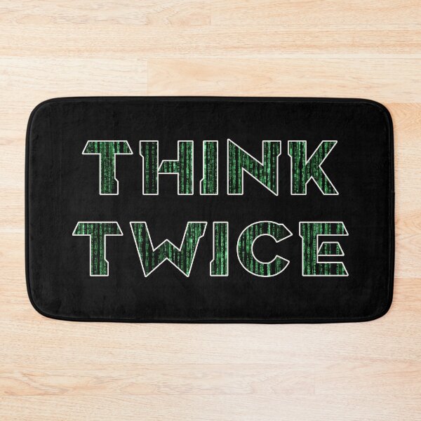 Item preview, Think Twice Code Once -Always better think green designed and sold by emm-j.