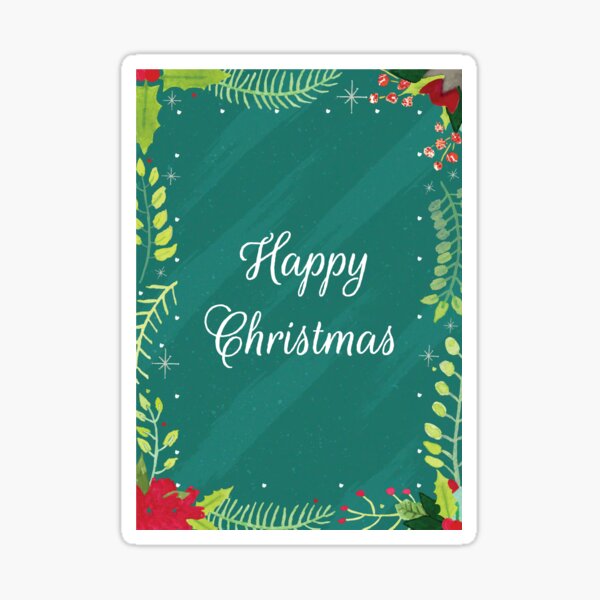 Happy Christmas Sticker