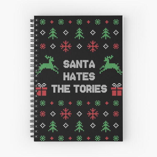 Item preview, Santa Hates The Tories Funny Anti Tory Christmas designed and sold by CrystalCrush.