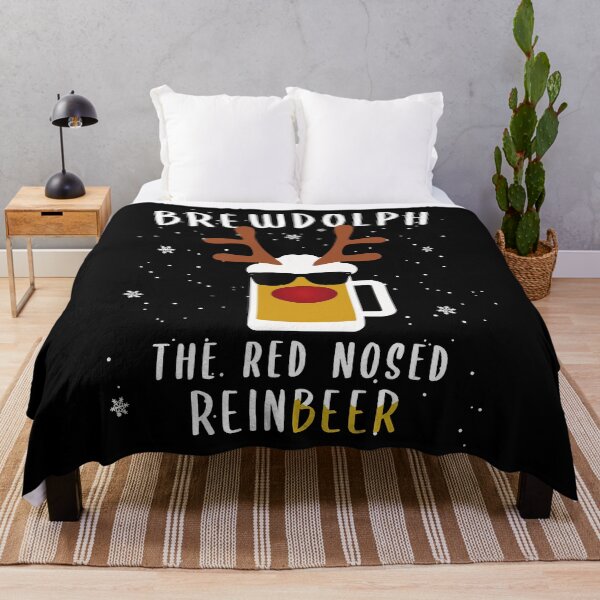Item preview, Reindeer Beer Rudolph Brewdolph Funny Christmas Gift Idea designed and sold by DanMoor.