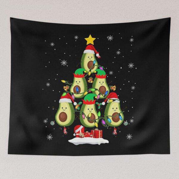 Item preview, Avocado Christmas Tree Funny Santa ELF Avocado Lover Gifts designed and sold by SextonHunter.