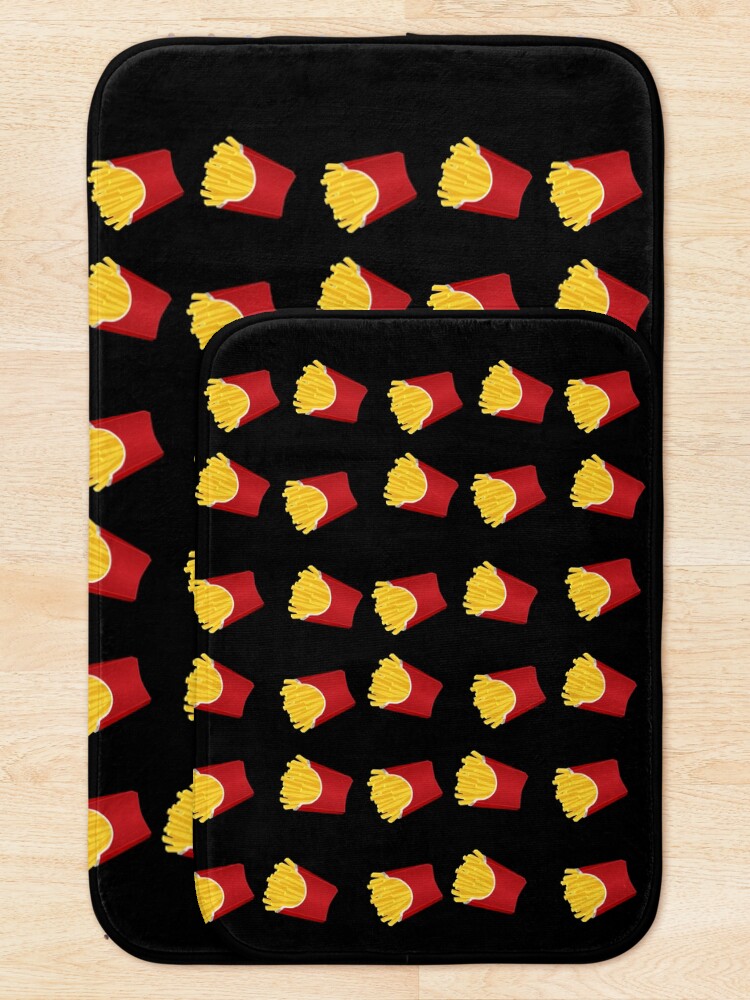 Thumbnail 5 of 6, Bath Mat, French Fries Pattern designed and sold by Adel-Q.