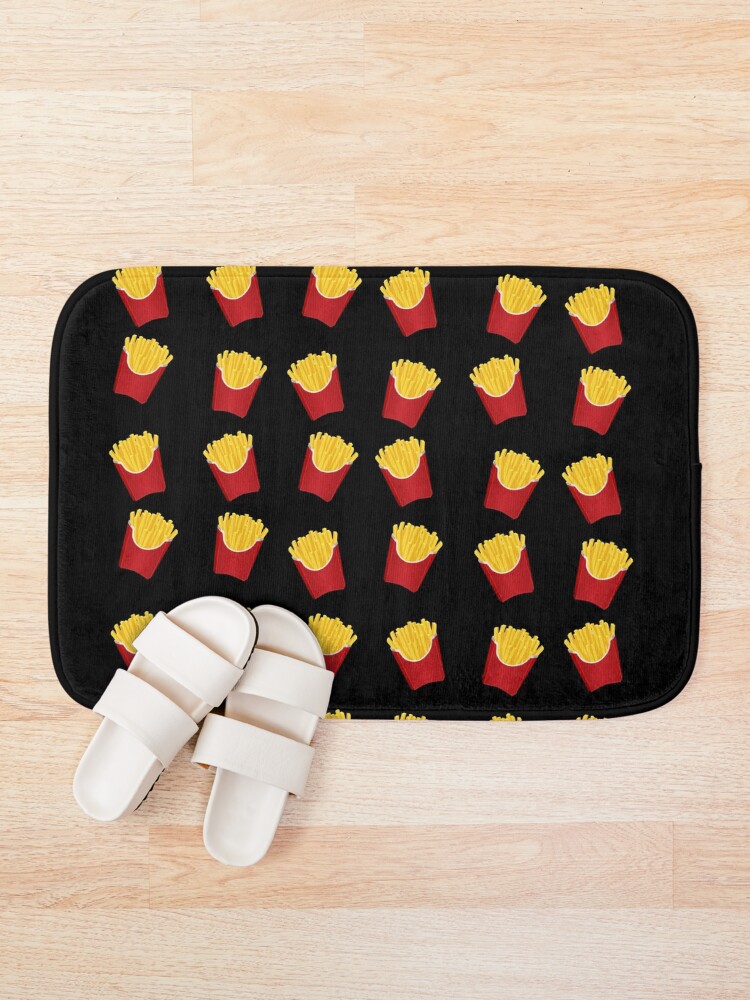Thumbnail 1 of 6, Bath Mat, French Fries Pattern designed and sold by Adel-Q.