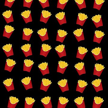 Artwork thumbnail, French Fries Pattern by Adel Qasem