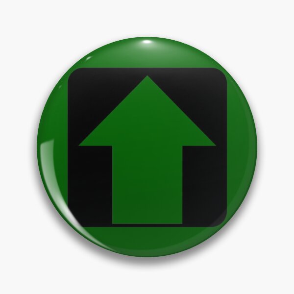 Item preview, Green Up Arrow on Black designed and sold by Greenwood2112.