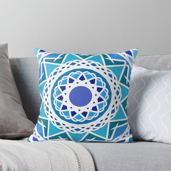 Item preview, Blue shades mandala  designed and sold by megojamal.