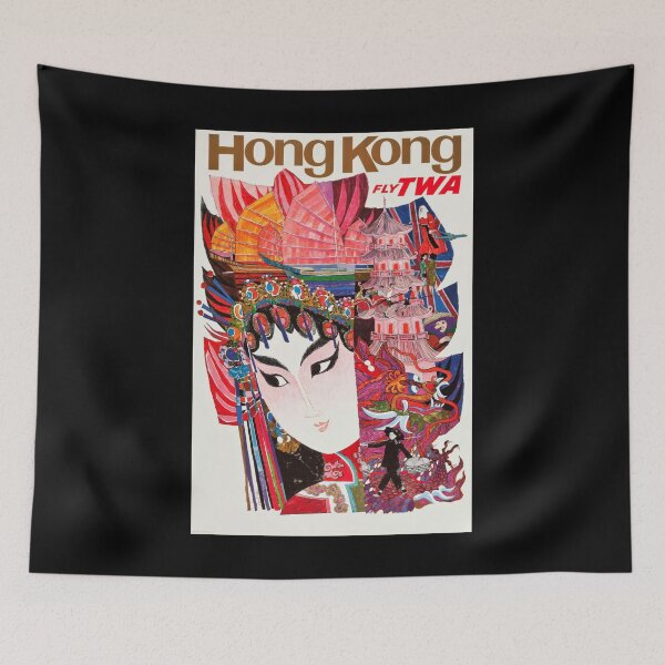 Item preview, retro classic Hong Kong poster designed and sold by CorasPosters.