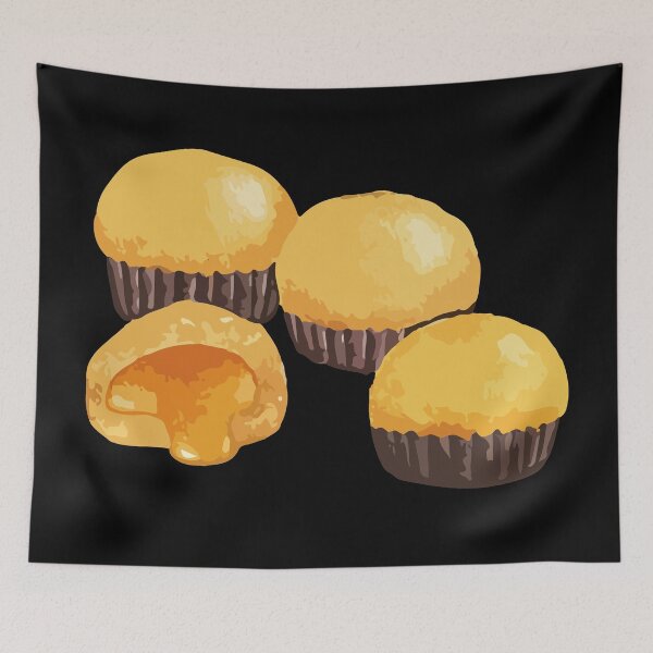 Item preview, Chinese Molten Salted Egg Custard Steamed Buns designed and sold by TeriRobbins.