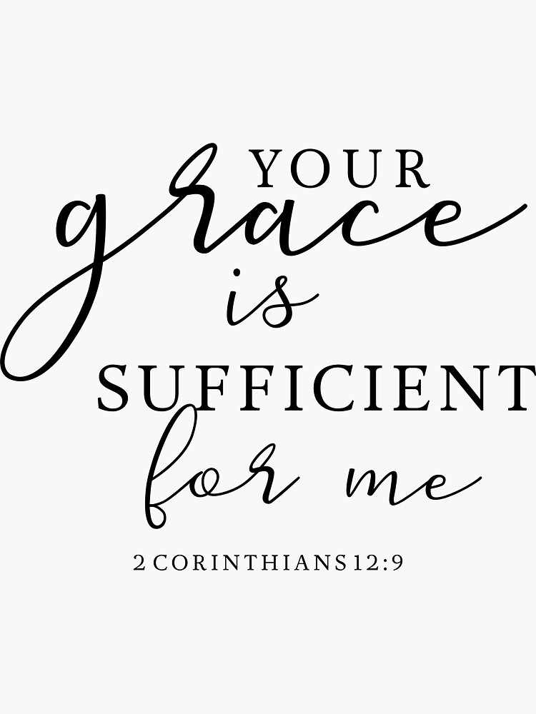 Your Grace Is Sufficient {Apron}