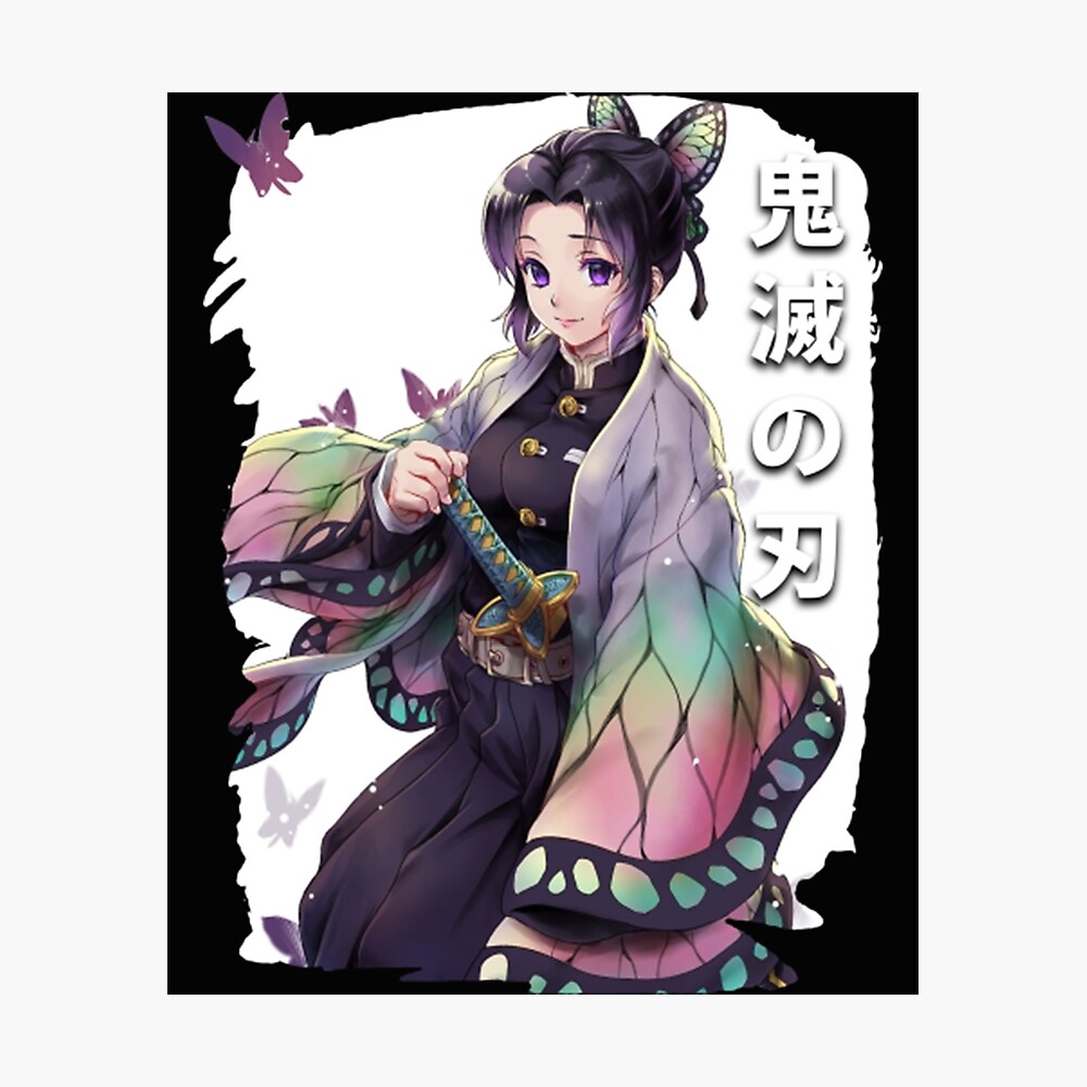 Demon Slayer Supernatural Anime Character Shinobu Kocho Poster By Elishameadows78 Redbubble