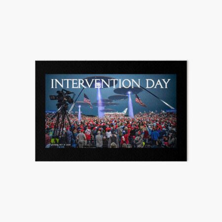 Intervention Day Art Board Print