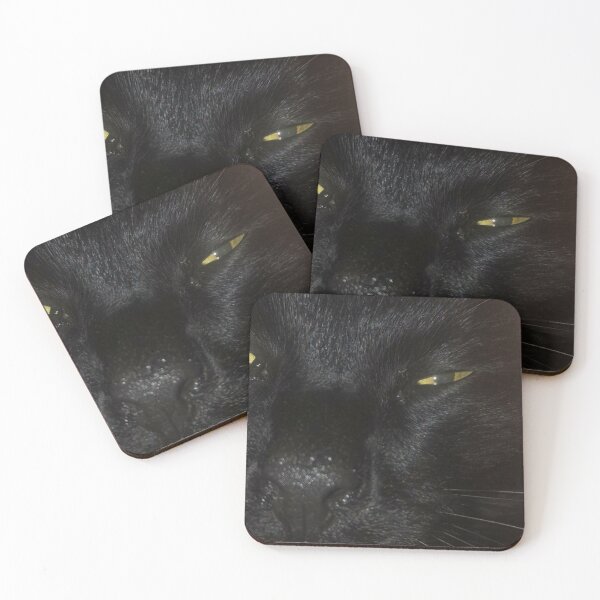 Item preview, Black cat face designed and sold by WOWSOMETHINGNEW.