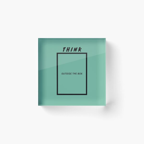 Item preview, Think Outside The Box designed and sold by ReVamp  Store.