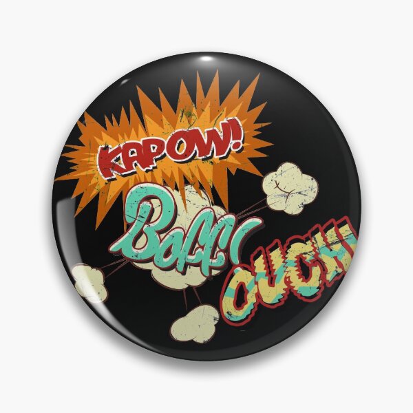 Item preview, Super Hero Comic Book Onomatopoeia. Kapow! Boff! Ouch! designed and sold by Gold Wings Tees.