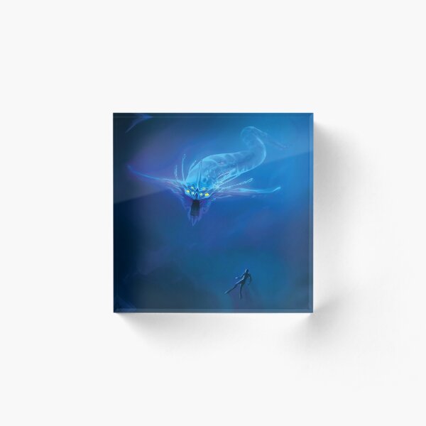Subnautica - Ghost Leviathan Acrylic Block