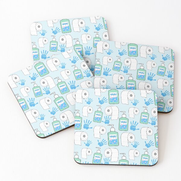 Item preview, Toilet Paper and Hand Sanitizer Pattern designed and sold by ironydesigns.