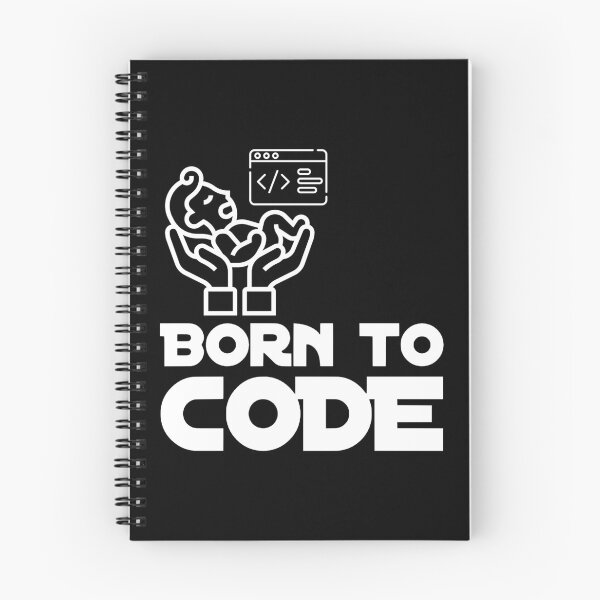 Item preview, Born to Code (white) designed and sold by Stornu2Ruedas.