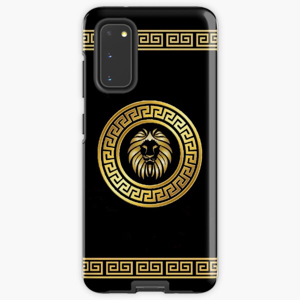 Black And Gold Meander Lion Design Luxury Samsung Galaxy Tough Case