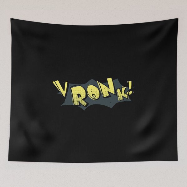 Item preview, Super Hero Comic Book Onomatopoeia. Vronk! designed and sold by Gold Wings Tees.