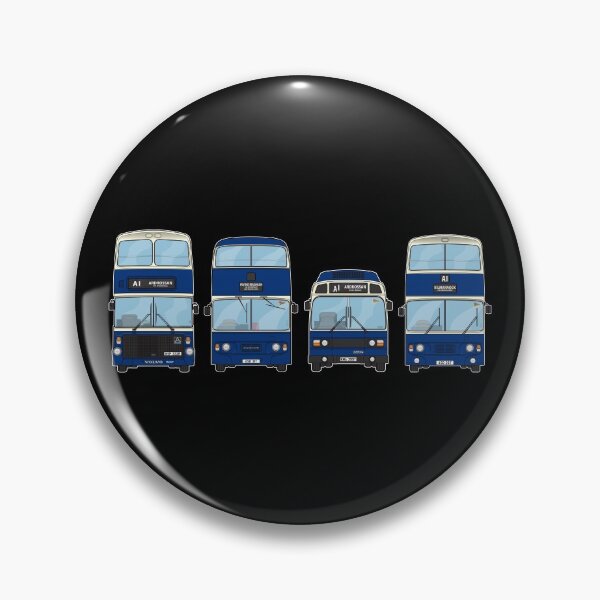 Item preview, A1 Service (Ayrshire Bus Owners) Bus Collection 80s 90s Illustration designed and sold by BFXIII.