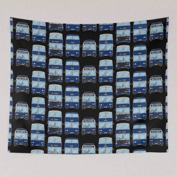 Item preview, A1 Service (Ayrshire Bus Owners) Bus Collection 80s 90s Illustration designed and sold by BFXIII.