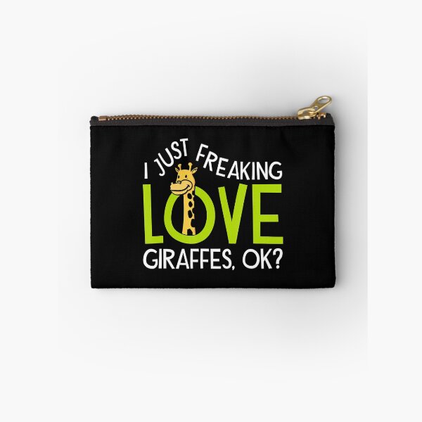 Item preview, Cute Giraffe Gift for Women I Just Freaking Love Giraffes T-Shirt designed and sold by LenaEhrlichmann.