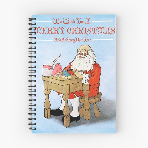 Item preview, Santa In his workshop Christmas Card designed and sold by DesignsBySaxton.