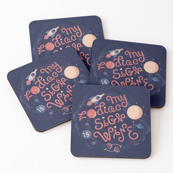 Item preview, My Zodiac sign is Wine designed and sold by Panacoton.