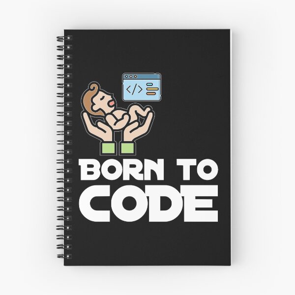 Item preview, Born to Code (color white) designed and sold by Stornu2Ruedas.